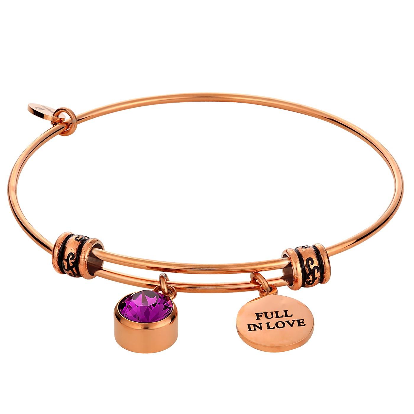  NATALIE GERSA Βραχιόλι από Ανοξείδωτο ατσάλι Rose Gold NG-B0043 2025