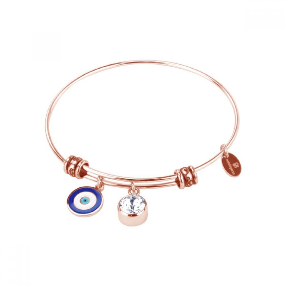  NATALIE GERSA Βραχιόλι από Ανοξείδωτο ατσάλι Rose Gold NG-B0055 2025