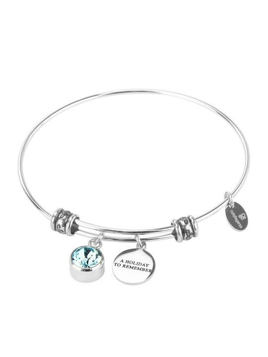  NATALIE GERSA Βραχιόλι από Ανοξείδωτο ατσάλι Silver NG-B0038 2025