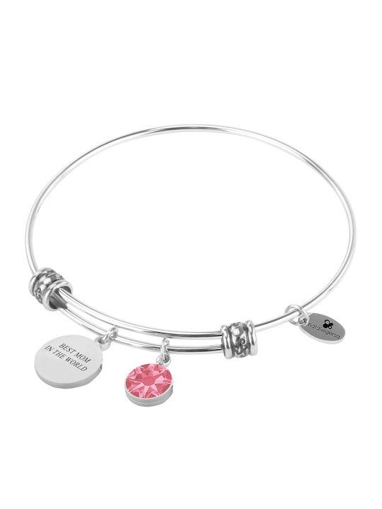 NATALIE GERSA Βραχιόλι από Ανοξείδωτο ατσάλι Silver NG-B0084 2025