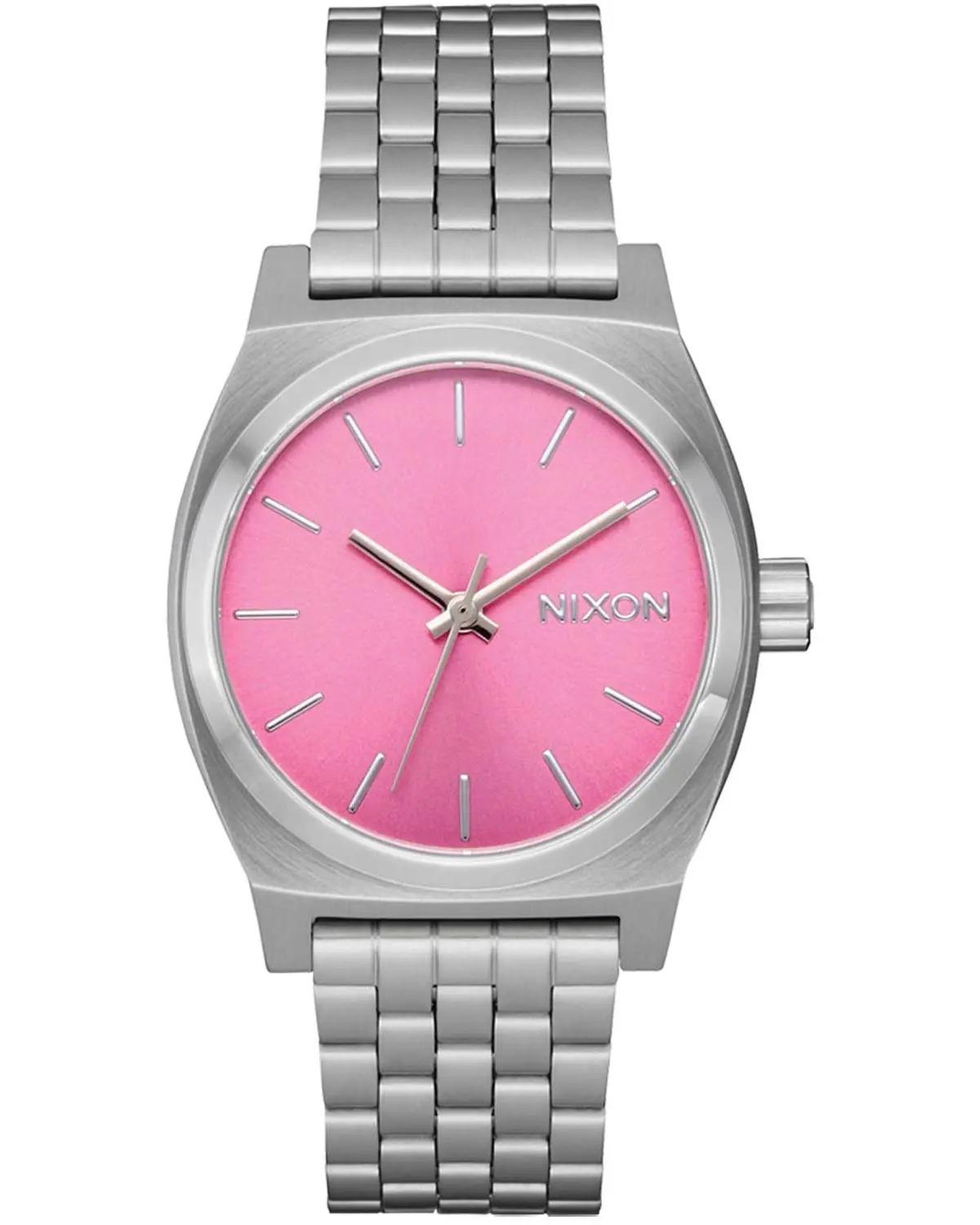 Nixon NIXON Time Teller Medium - A1130-2719-00 , Silver case with Stainless Steel Bracelet