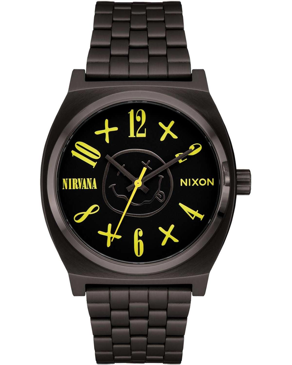 Nixon NIXON Time Teller Nirvana - A1419-5275-00 Black case with Stainless Steel Bracelet