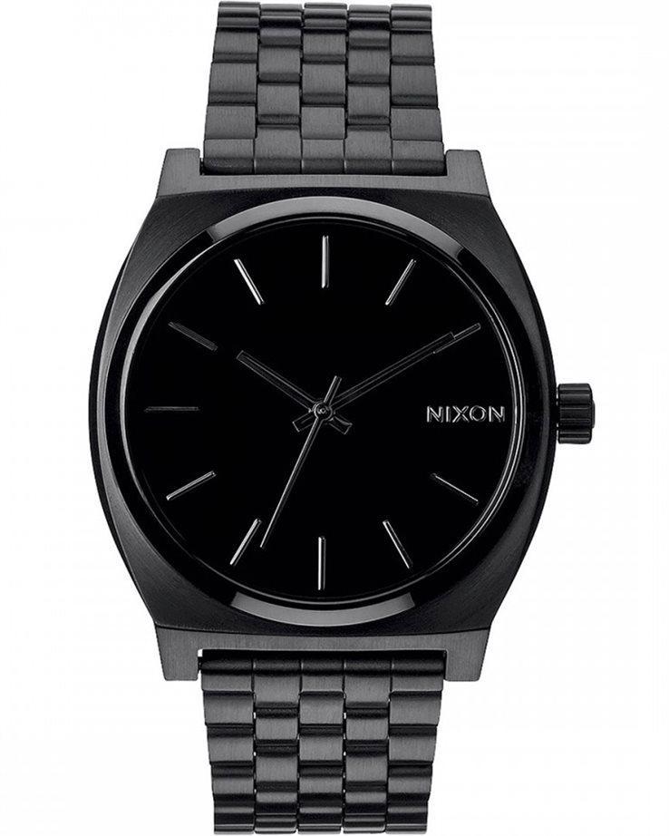 Nixon NIXON Time Teller - A045-001-00 , Black case with Stainless Steel Bracelet