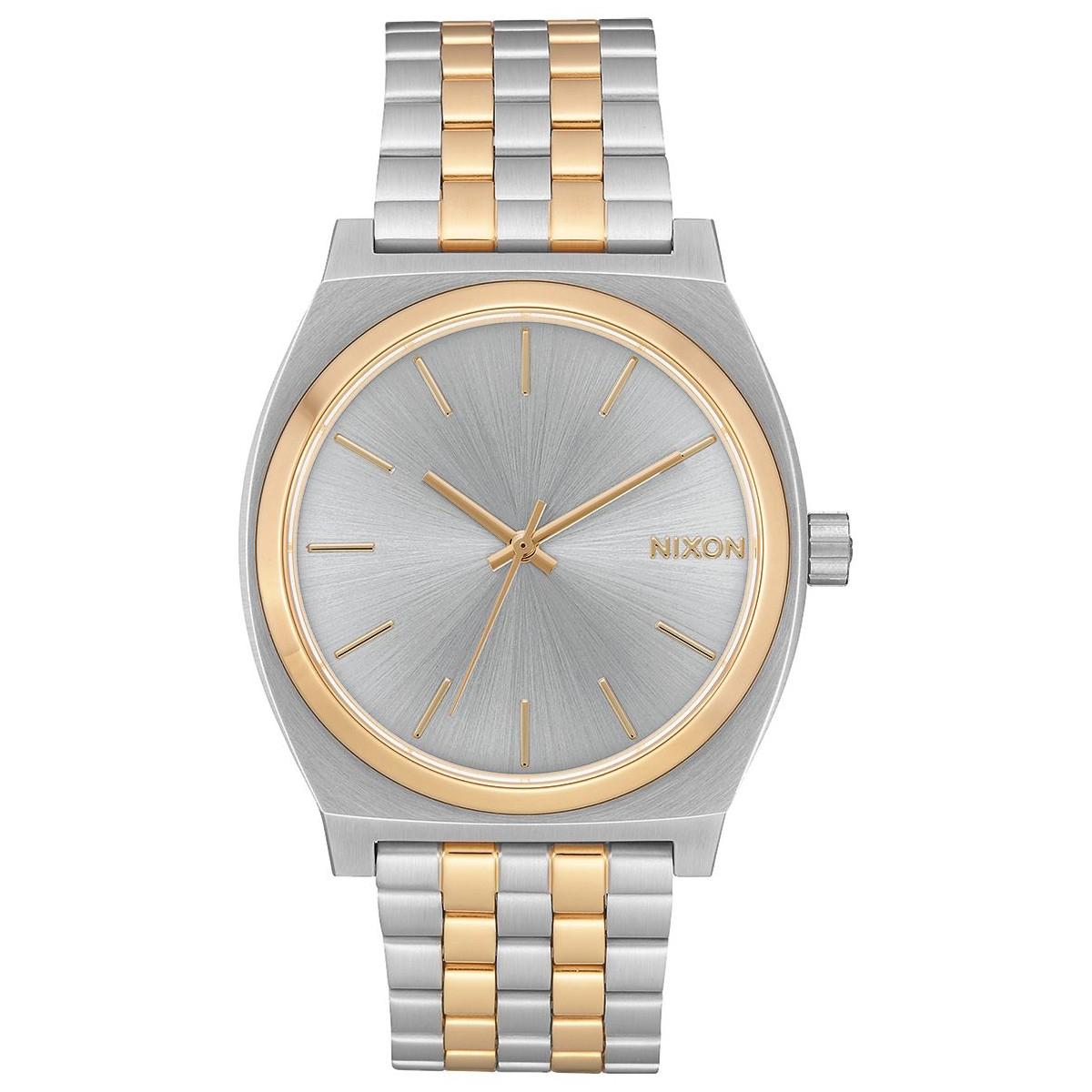 Nixon NIXON Time Teller - A045-1921-00 , Silver case with Stainless Steel Bracelet