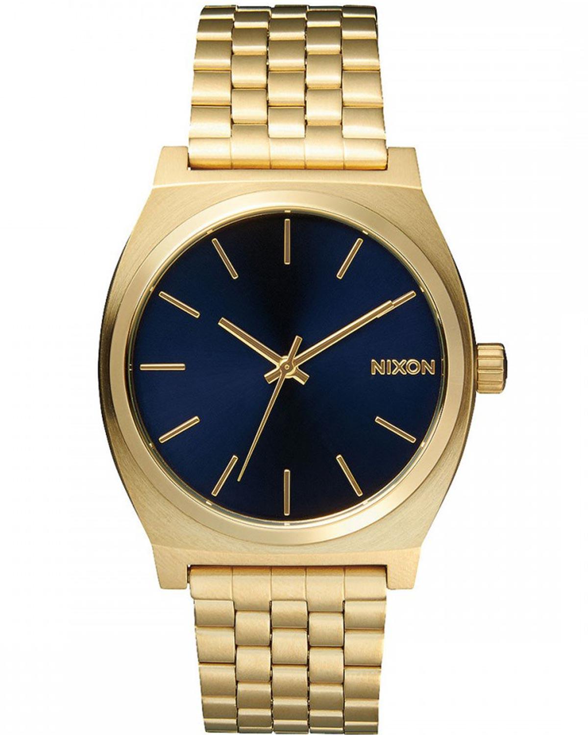 NIXON Time Teller - A045-1931-00, Gold case with Stainless Steel Bracelet