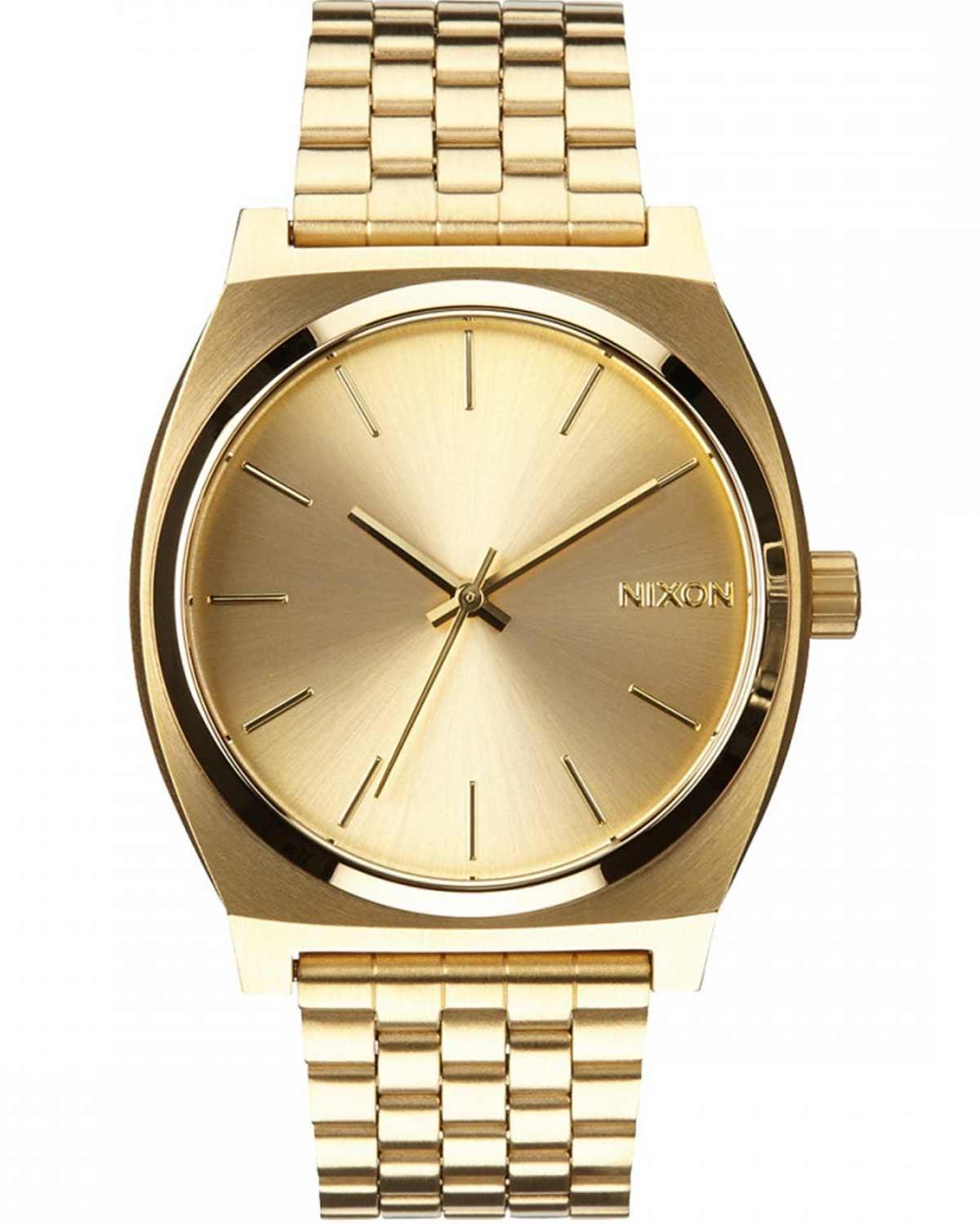 Nixon NIXON Time Teller - A045-511-00 , Gold case with Stainless Steel Bracelet