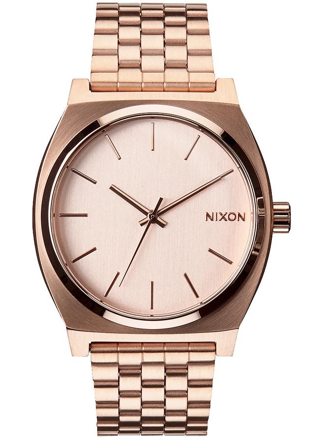 NIXON Time Teller - A045-897-00 , Rose Gold case with Stainless Steel Bracelet