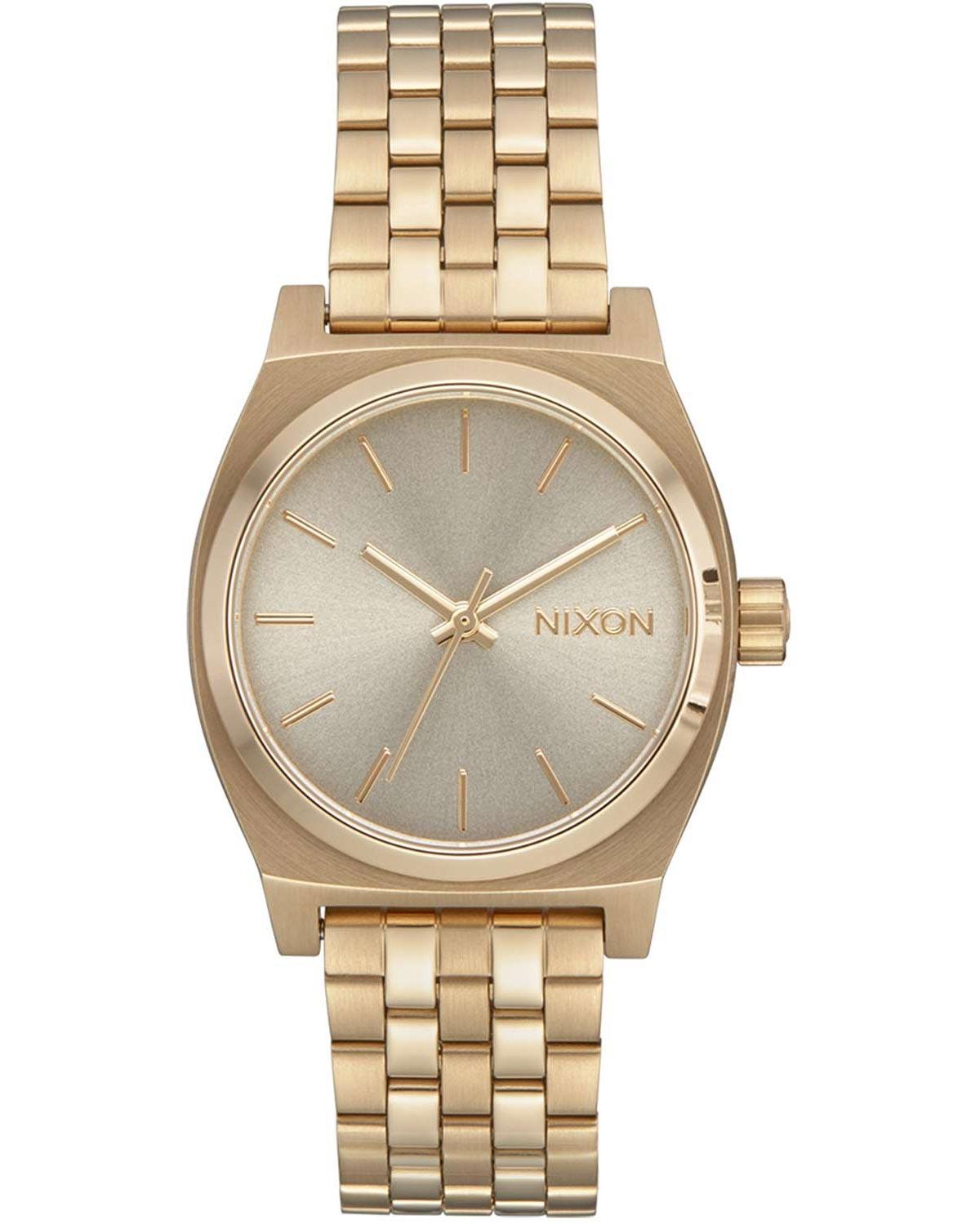 Nixon NIXON Time Teller Medium - A1130-5101-00, Light Gold case with Stainless Steel Bracelet