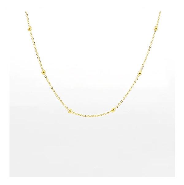  OOZOO Κολιέ από Ανοξείδωτο ατσάλι Gold SN-2001 2025