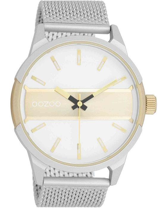 Oozoo OOZOO Timepieces - C11106, Silver case with Stainless Steel Bracelet
