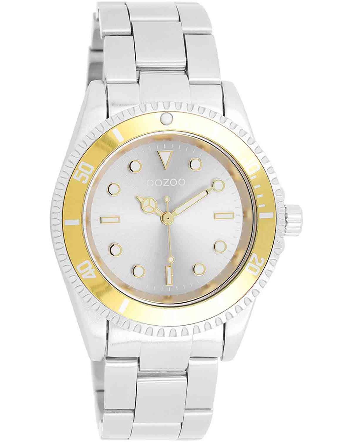 OOZOO Timepieces - C11145, Silver case with Stainless Steel Bracelet 30667