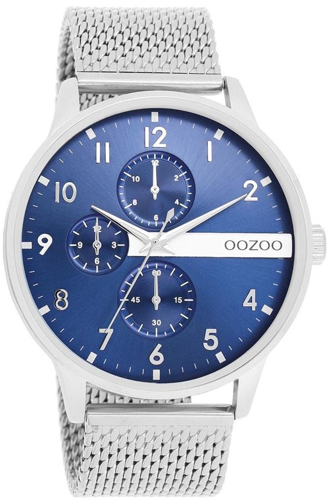 Oozoo OOZOO Timepieces - C11300, Silver case with Stainless Steel Bracelet