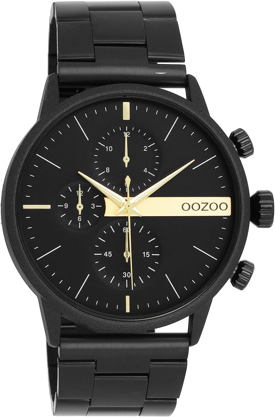Oozoo OOZOO Timepieces - C11412, Black case with Stainless Steel Bracelet