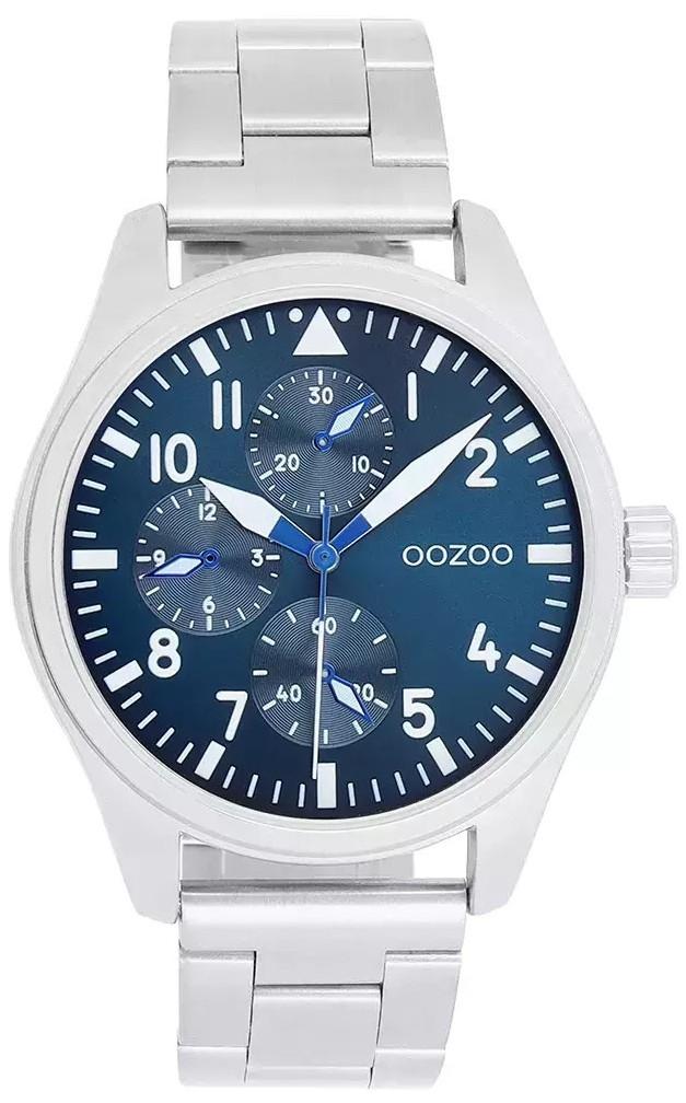 Oozoo OOZOO Timepieces - C11505, Silver case with Stainless Steel Bracelet
