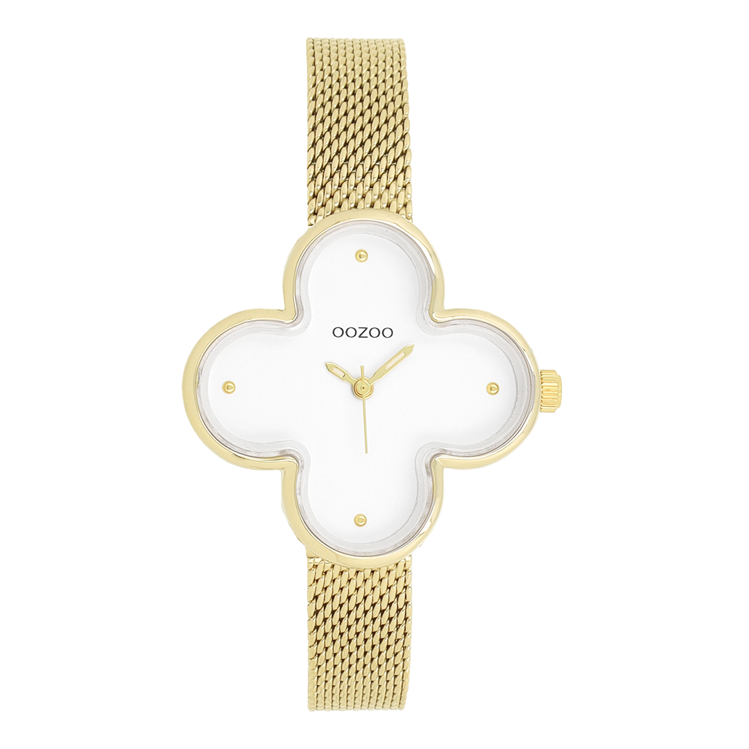  OOZOO Timepieces - C11527, Gold case with Metal Bracelet 2025