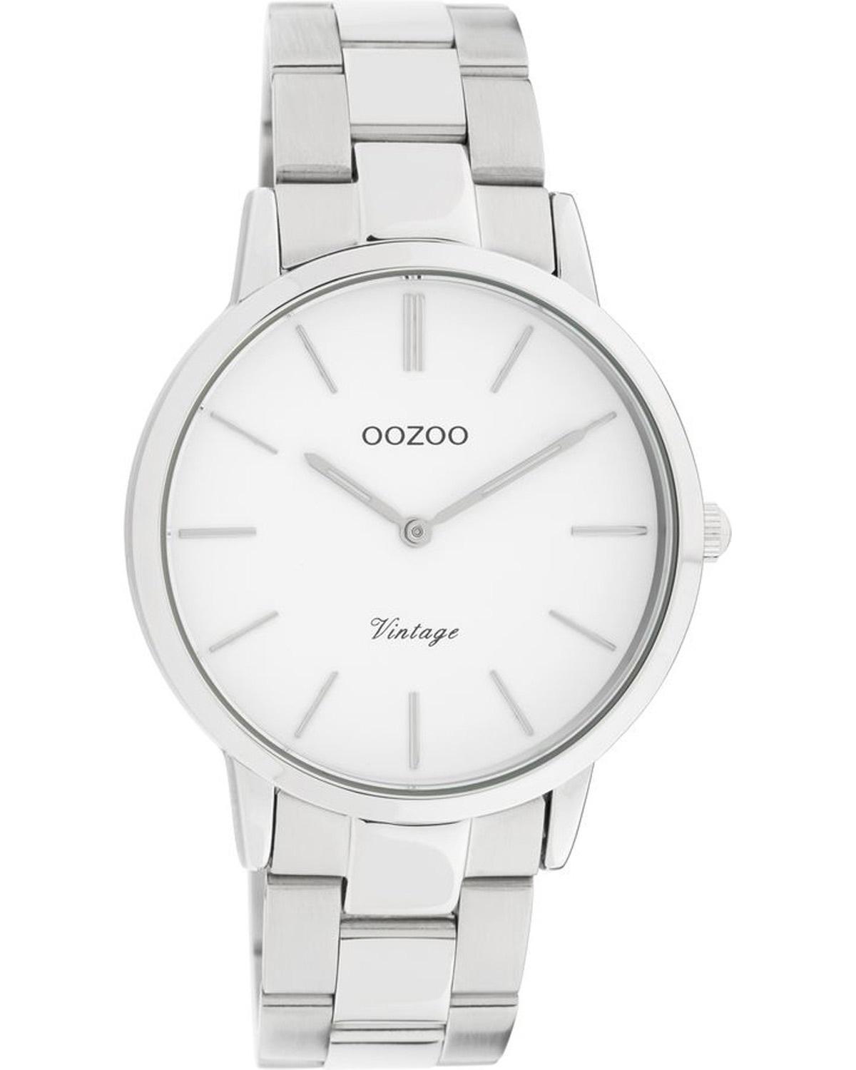OOZOO Vintage - C20026, Silver case with Stainless Steel Bracelet 23536