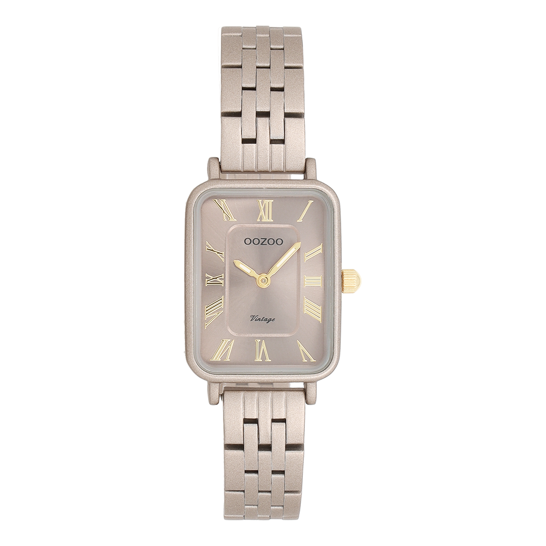  OOZOO Vintage - C20412, Grey-Brown case with Stainless Steel Bracelet 2025