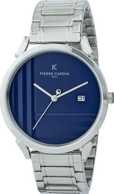 PIERRE CARDIN Pigalle Geometric - CPI.2045, Silver case with Stainless Steel Bracelet