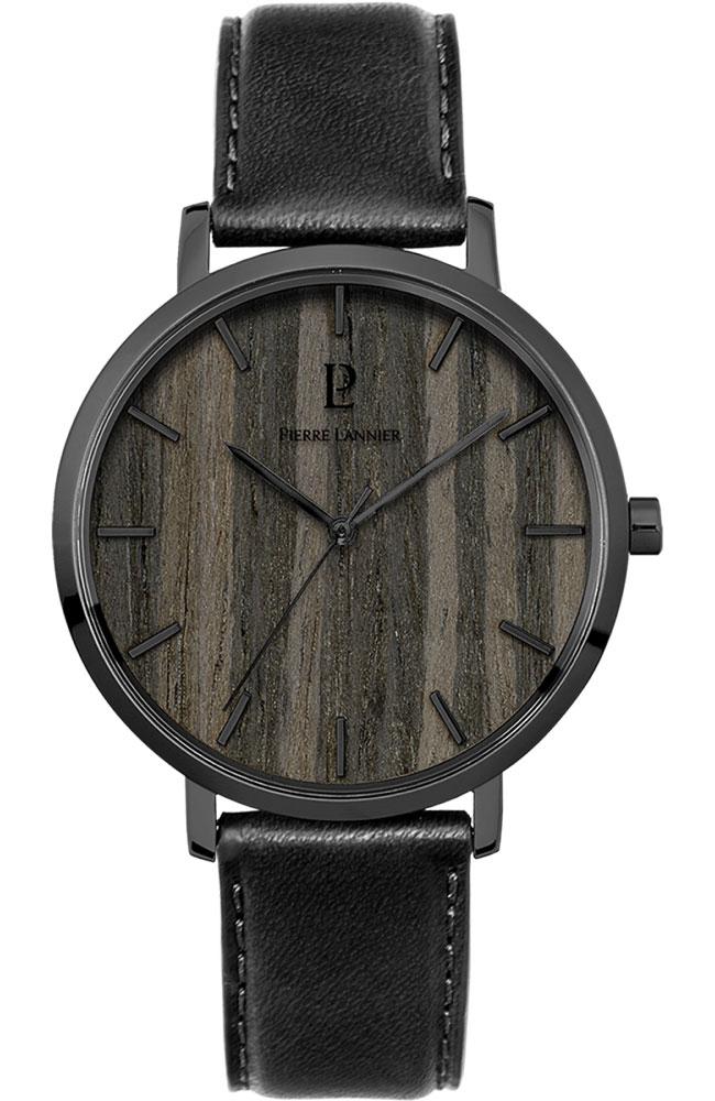 Pierre Lannier PIERRE LANNIER Nature - 241D483, Black case with Black Leather strap