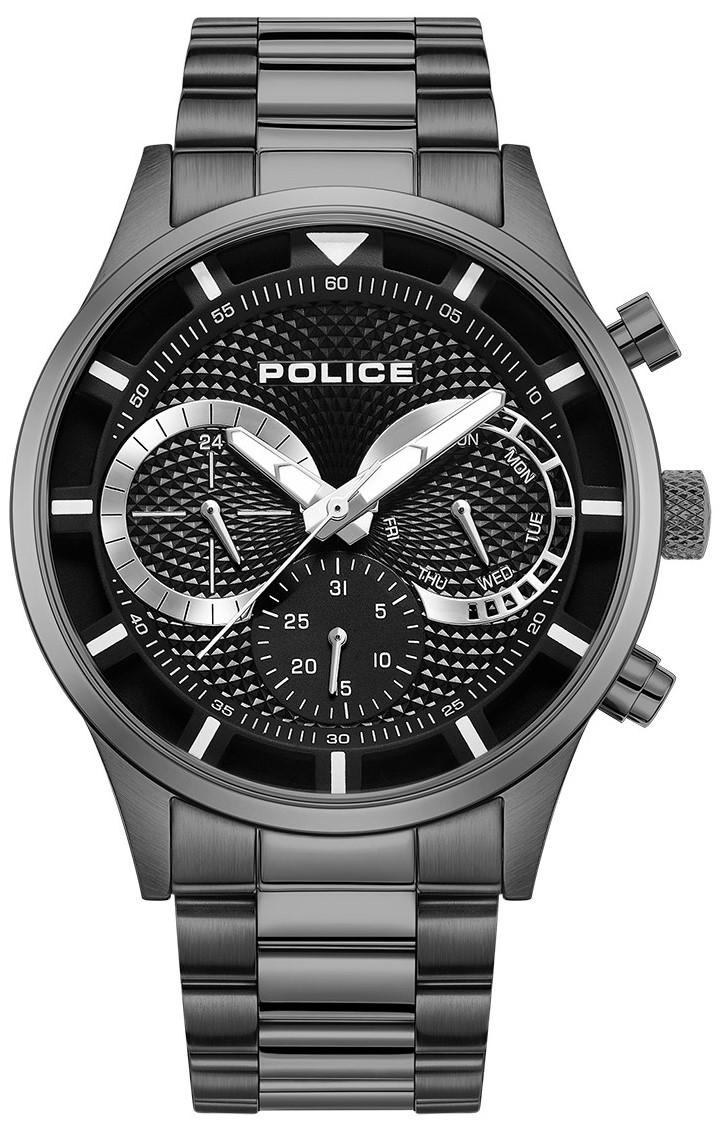 POLICE Driver II - PEWGK0040301, Anthracite case with Stainless Steel Bracelet