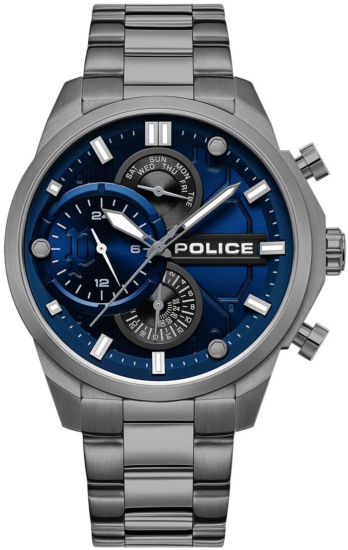 POLICE Reactor - PEWGK0039205, Anthracite case with Stainless Steel Bracelet