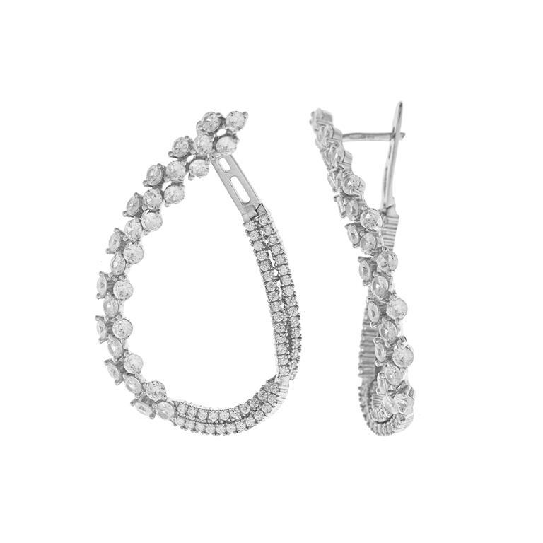  SALVATORE PLATA Σκουλαρίκια από ασήμι 925 Silver 234A0099 2025