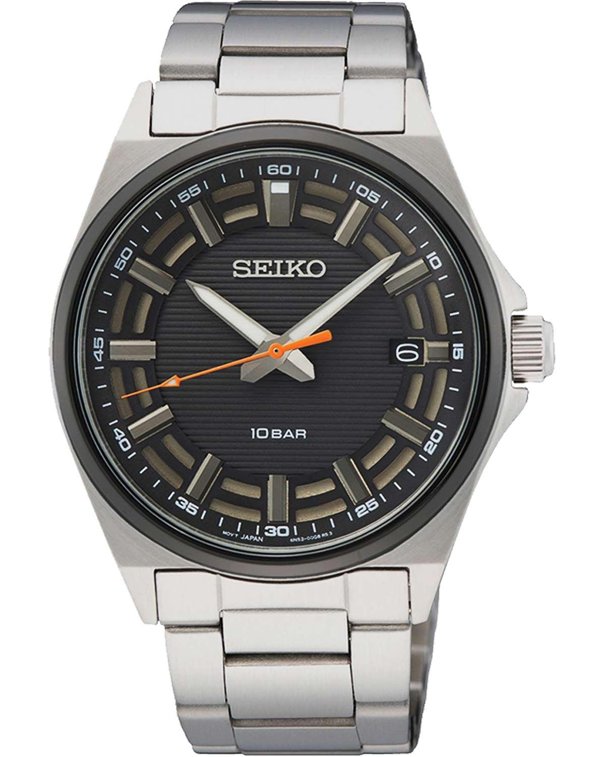 SEIKO Racing Sports - SUR507P1, Silver case with Stainless Steel Bracelet