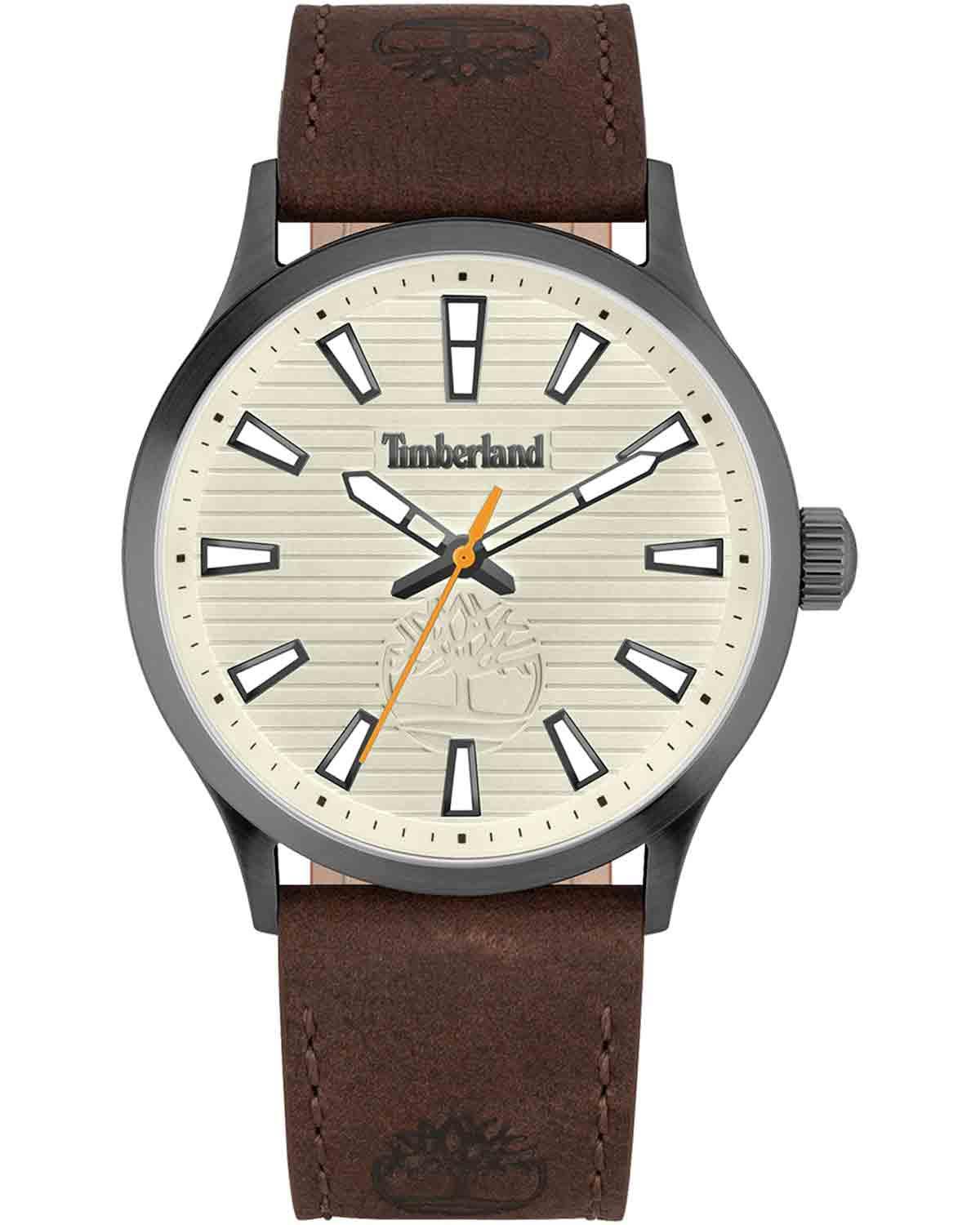 Timberland TIMBERLAND TRUMBULL - TDWGA2152004, Anthracite case with Brown Leather Strap
