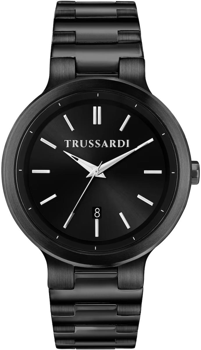 TRUSSARDI Loud - R2453164001, Black case with Stainless Steel Bracelet