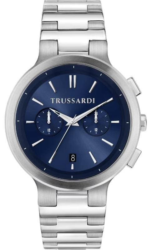 TRUSSARDI Loud - R2453164004, Silver case with Stainless Steel Bracelet