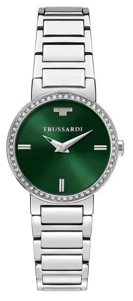  TRUSSARDI T- Bridge Crystals - R2453171501, Silver case with Stainless Steel Bracelet 2025