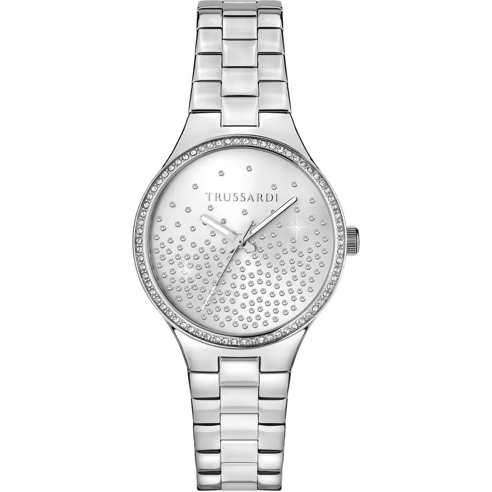  TRUSSARDI T- Essenza Crystals - R2453172504, Silver case with Stainless Steel Bracelet 2025