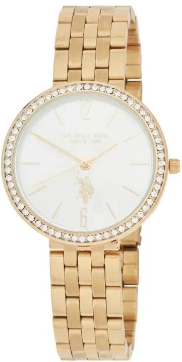  U.S. POLO Ladie's Crystals - USP8278YG, Gold case with Stainless Steel Bracelet 2025