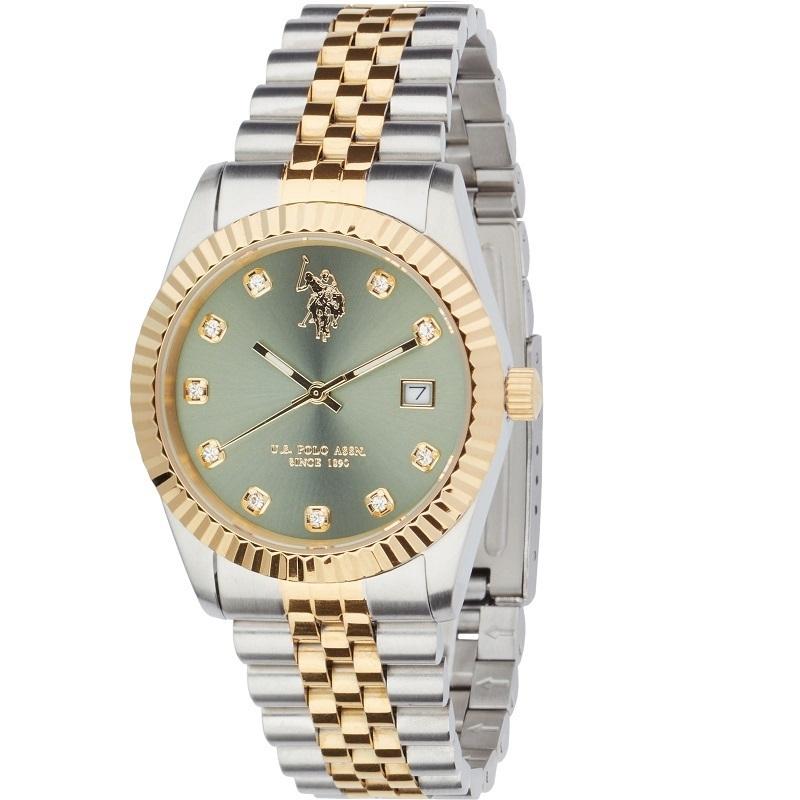  U.S. POLO Audrey Crystals - USP8357GR, Silver case with Stainless Steel Bracelet 2025