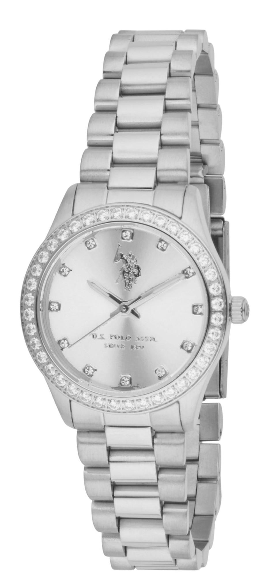  U.S. POLO Felicity Crystals - USP8403ST, Silver case with Stainless Steel Bracelet 2025