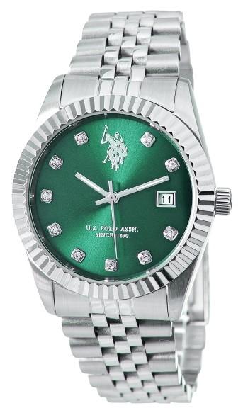  U.S. POLO Ladies Crystals - USP8379GR, Silver case with Stainless Steel Bracelet 2025