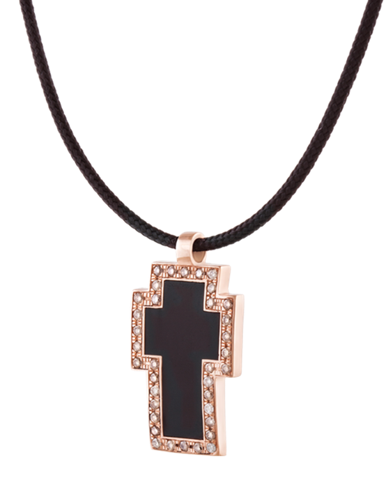  VERY GAVELLO Tattoo Frame Pave Κολιέ από χρυσό 9 καράτια VPTAPH4-S-R1 2025