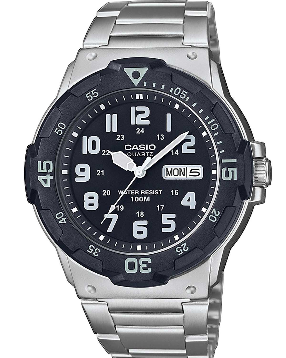 CASIO Collection - MRW-200HD-1BVEF, Silver case with Stainless Steel Bracelet