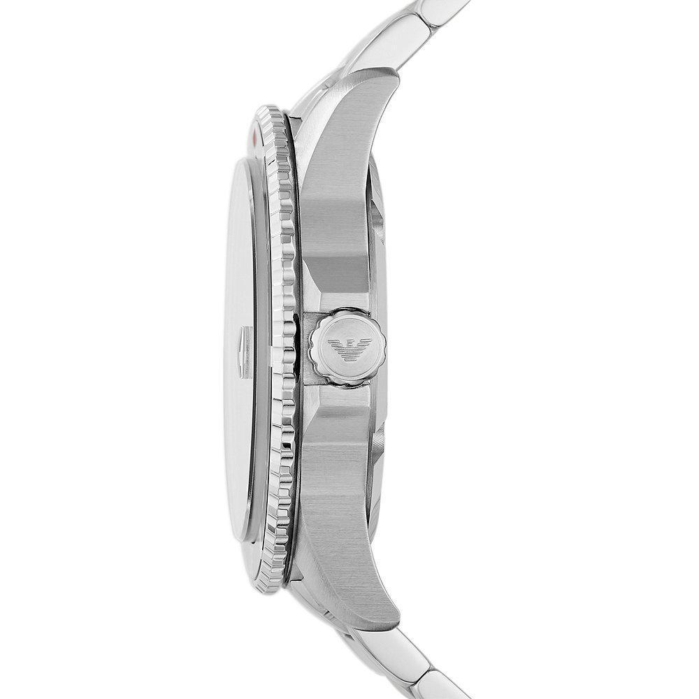 Emporio armani men's discount stainless steel bracelet watch