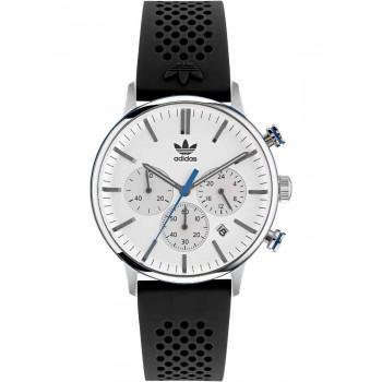 ADIDAS  Code One Chronograph - AOSY22014,  Silver case with Black Rubber Strap