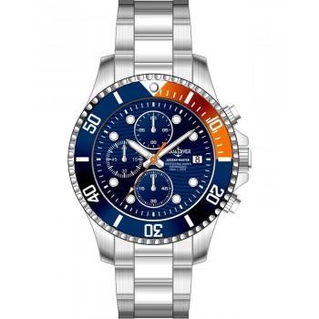 AQUADIVER Aegean Master Chronograph - SS15023G200 , Silver case with Stainless Steel Bracelet