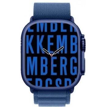 BIKKEMBERGS Smartwatch Big - BK13-11N,  Blue case with Blue Fabric Strap 