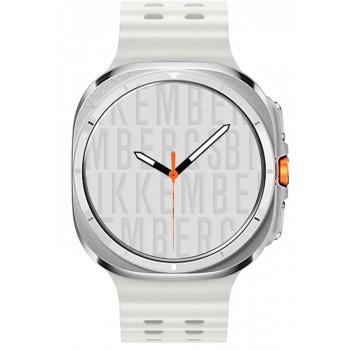 BIKKEMBERGS Smartwatch Flexone  - BK-F3 Silver case with White Rubber Strap 
