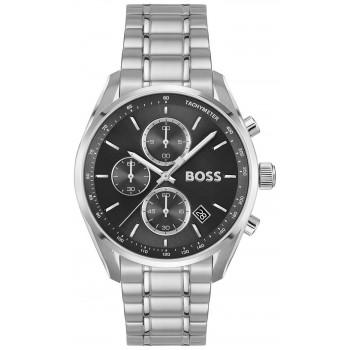 BOSS Grand Prix Chronograph - 1514259,  Silver case with Stainless Steel Bracelet