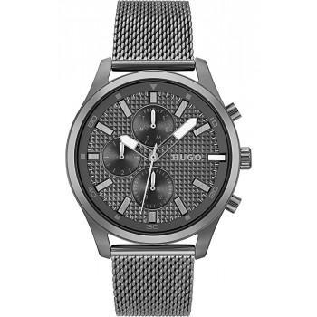BOSS Ionic Chronograph - 1530261,  Grey case with Stainless Steel Bracelet