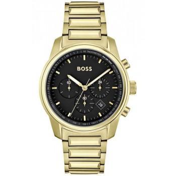 BOSS Trace Chronograph - 1514006,  Gold  case with Stainless Steel Bracelet