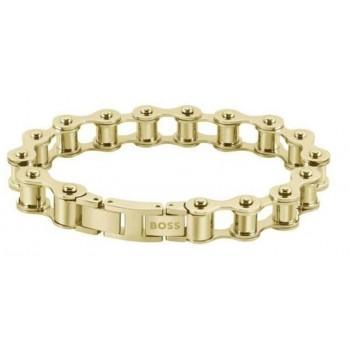 BOSS Βραχιόλι από ανοξείδωτο ατσάλι Gold 1580532