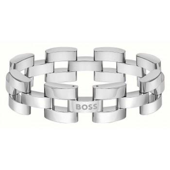 BOSS Βραχιόλι από ανοξείδωτο ατσάλι Silver 1580511