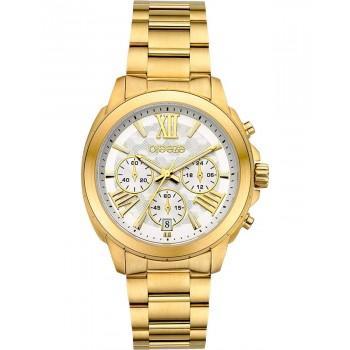 BREEZE Chronique Chronograph - 212481.1,  Gold case with Stainless Steel Bracelet