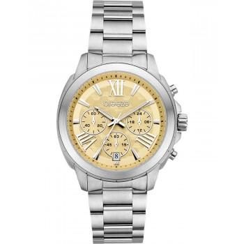 BREEZE Chronique Chronograph - 612481.1,  Silver case with Stainless Steel Bracelet